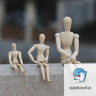 Mô hình người nộm kiểu nhân vật nam bằng gỗ độc đáo chuyên dụng vẽ phát thảo cho họa sĩ