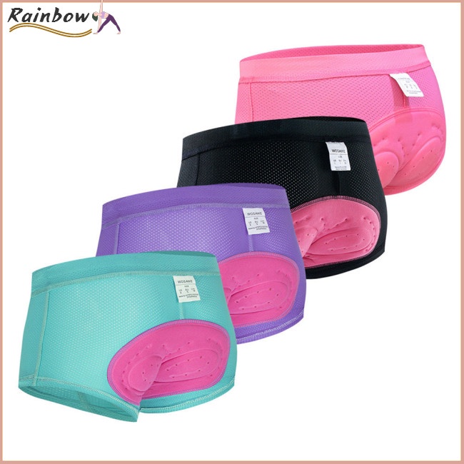 Quần Lót Silicone 3d Thoáng Khí Chống Sốc Cho Nữ Chạy Xe Đạp