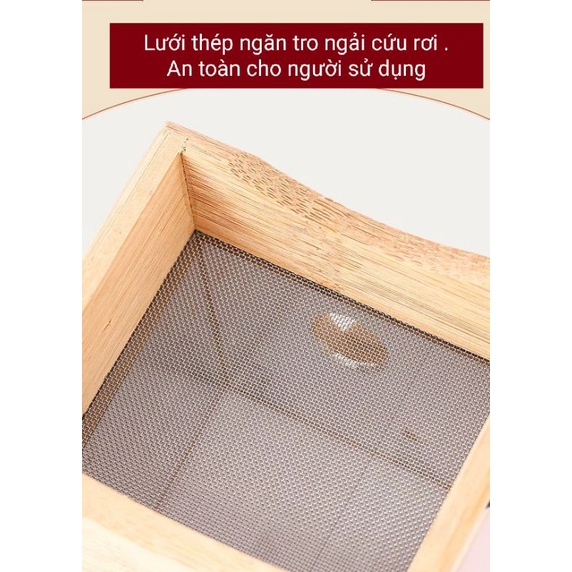 Hộp trúc cứu ngải cao cấp 1 lỗ+ hộp 10 nhang ngải cứu .Dùng hơ điếu ngải cứu, nhang ngải.