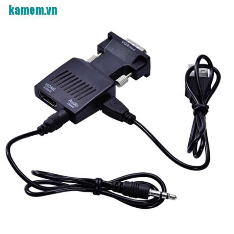 Đầu Chuyển Đổi 1080p Vga Sang Hdmi Kèm Cáp Âm Thanh | BigBuy360 - bigbuy360.vn
