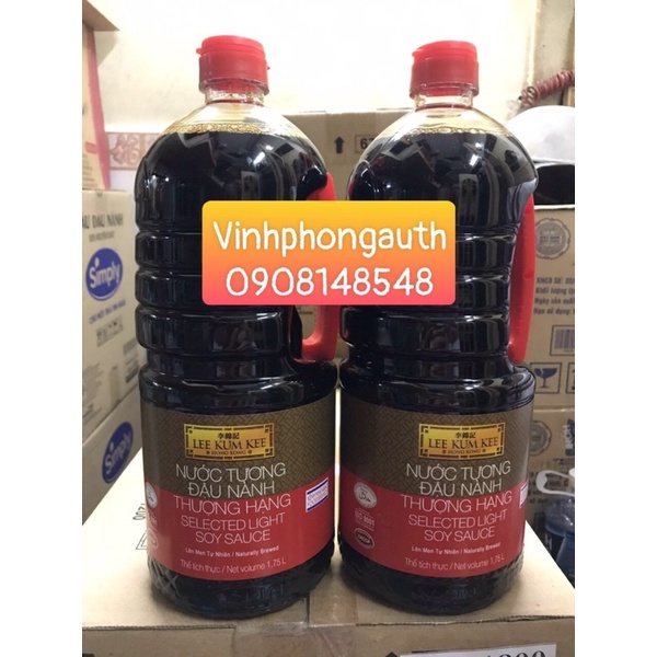 NƯỚC TƯƠNG ĐẬU NÀNH THƯỢNG HẠNG LEE KUM KEE 1.75L