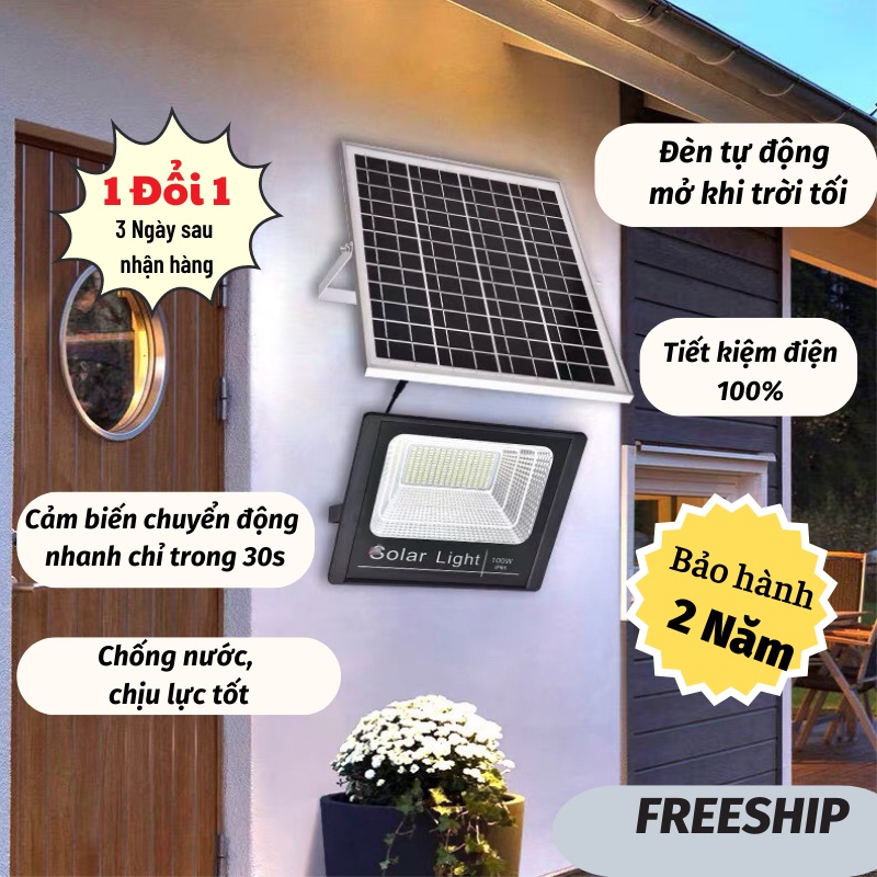 Đèn Năng Lượng Mặt Trời Đèn IP67 Siêu Tiết Kiệm Điện Năng Titan.st