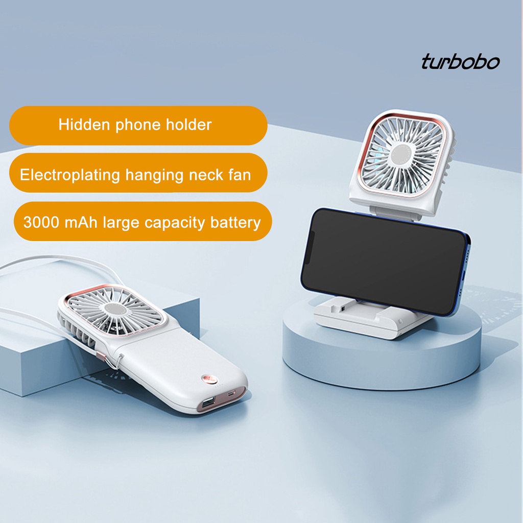 Quạt Điện Mini Cầm Tay Turbobo F30 Sạc USB Có Thể Gấp Lại Dùng Trong Nhà Và Ngoài Trời