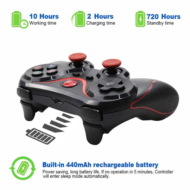 Tay cầm chơi game X3 có giá đỡ điện thoại kết nối bluetooth