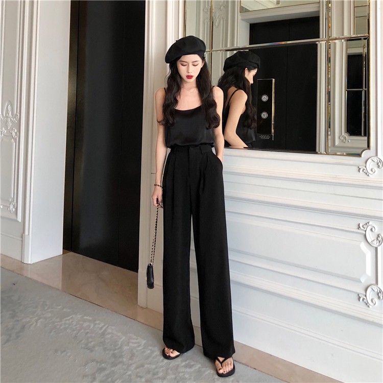 Quần cạp cao ống suông rộng dài (ORDER )- có ảnh thật | BigBuy360 - bigbuy360.vn