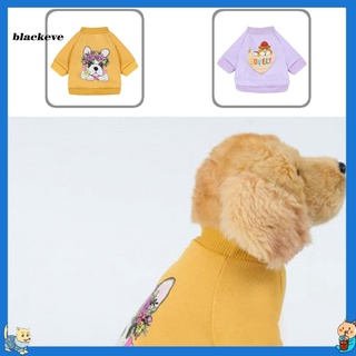 Áo sweatshirt họa tiết chú chó / cô mèo hoạt hình đáng yêu thoải mái cho chó cưng