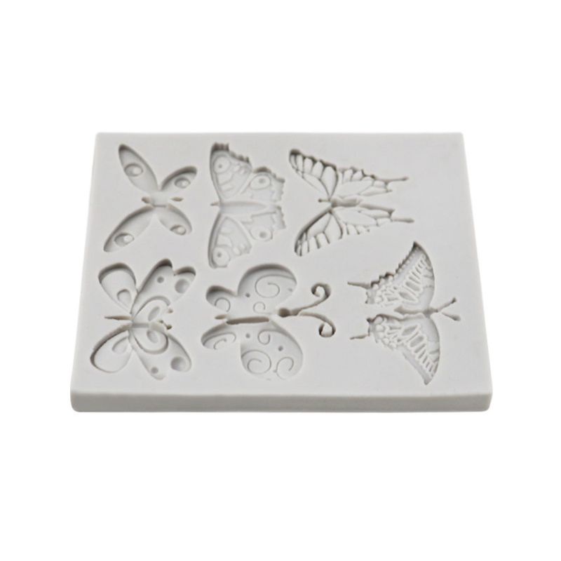 Khuôn silicone để làm bánh hình bướm cỡ nhỏ