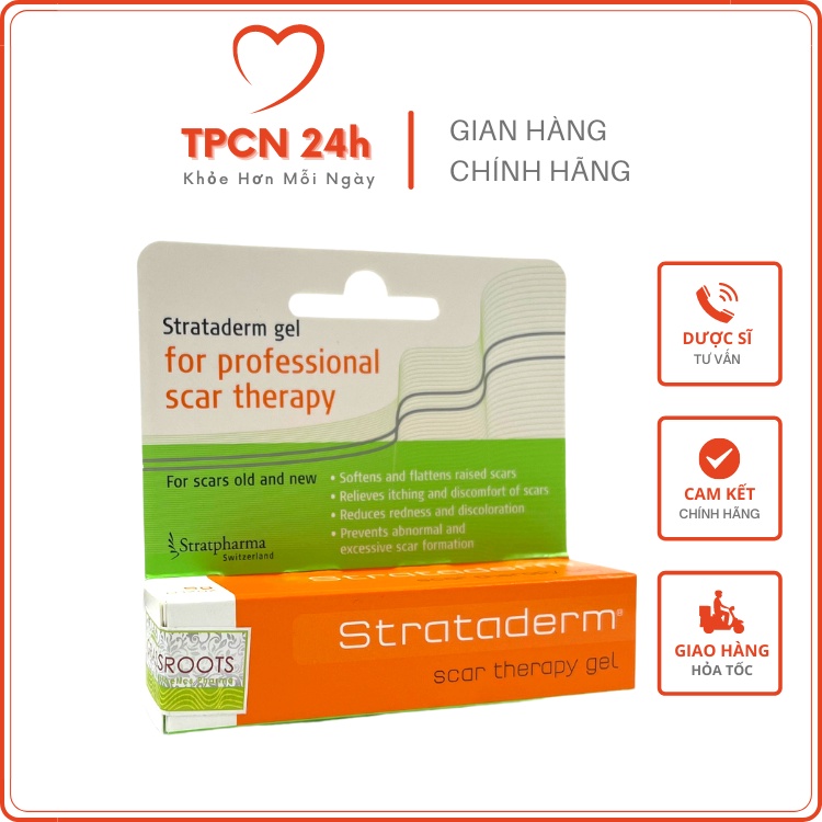 Strataderm – Gel hỗ trợ và ngăn ngừa sẹo lồi, sẹo phì đại