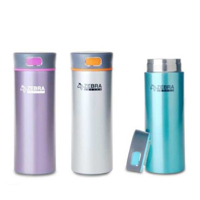 Bình giữ nhiệt Zebra Amethyst  Zelect Thái Lan, 400ml. Nhập khẩu Thái Lan, inox 304 cao cấp-112996