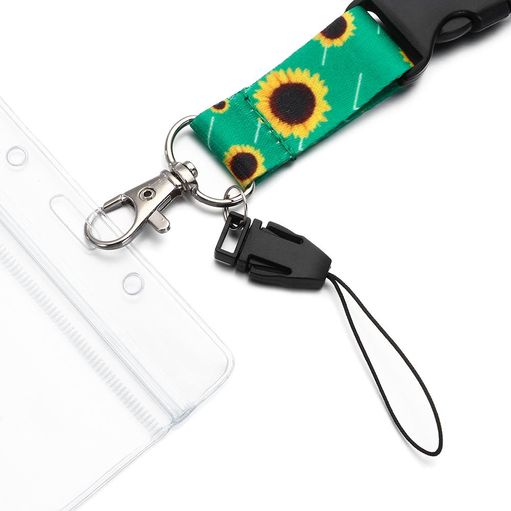Vỏ Bọc Bảo Vệ Thẻ ID Trong Suốt In Họa Tiết Hoa Cúc Xinh Xắn Tiện Dụng