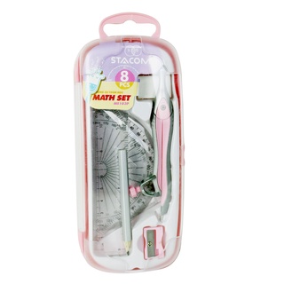 [Xả kho] Bộ dụng cụ học tập | 8 món, hộp nhưa cao cấp | Stacom MS103P