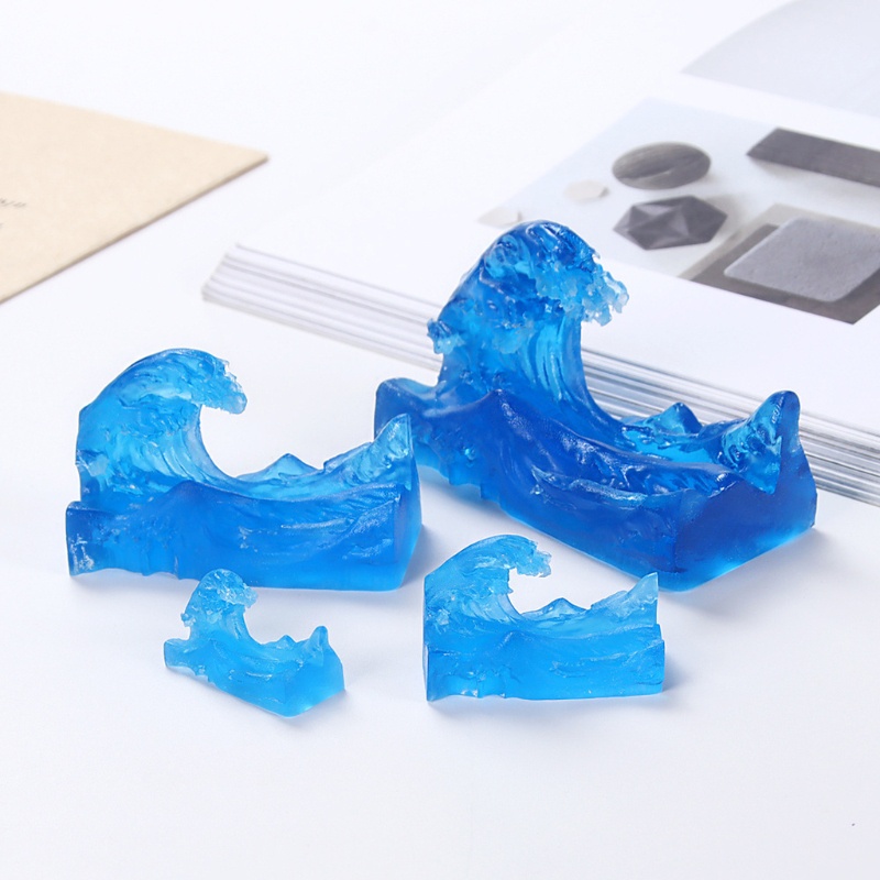 Mô Hình Tranh Phong Cảnh Nhật Bản ukiyo Bằng Nhựa epoxy Lấp Lánh Làm Trang Sức Thủ Công