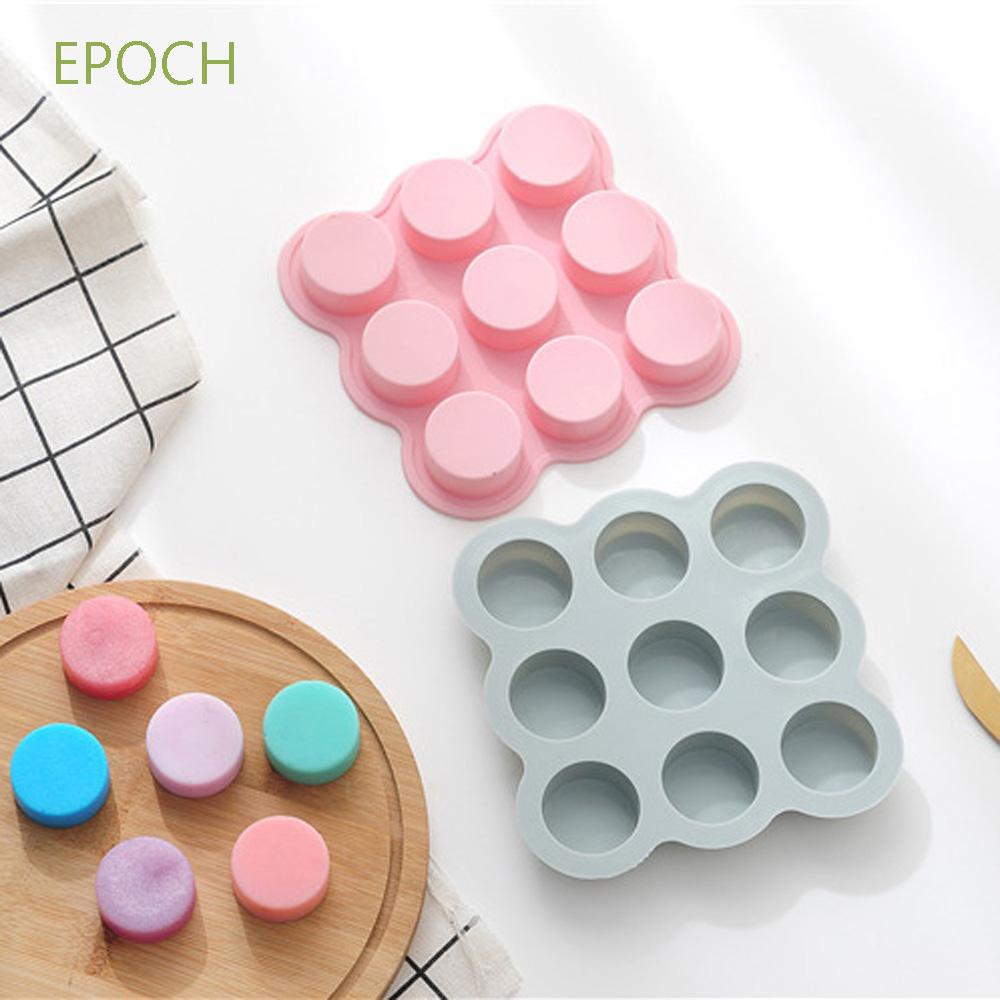 EPOCH Khuôn Silicon Làm Bánh / Xà Phòng Hình Trụ Nhiều Màu