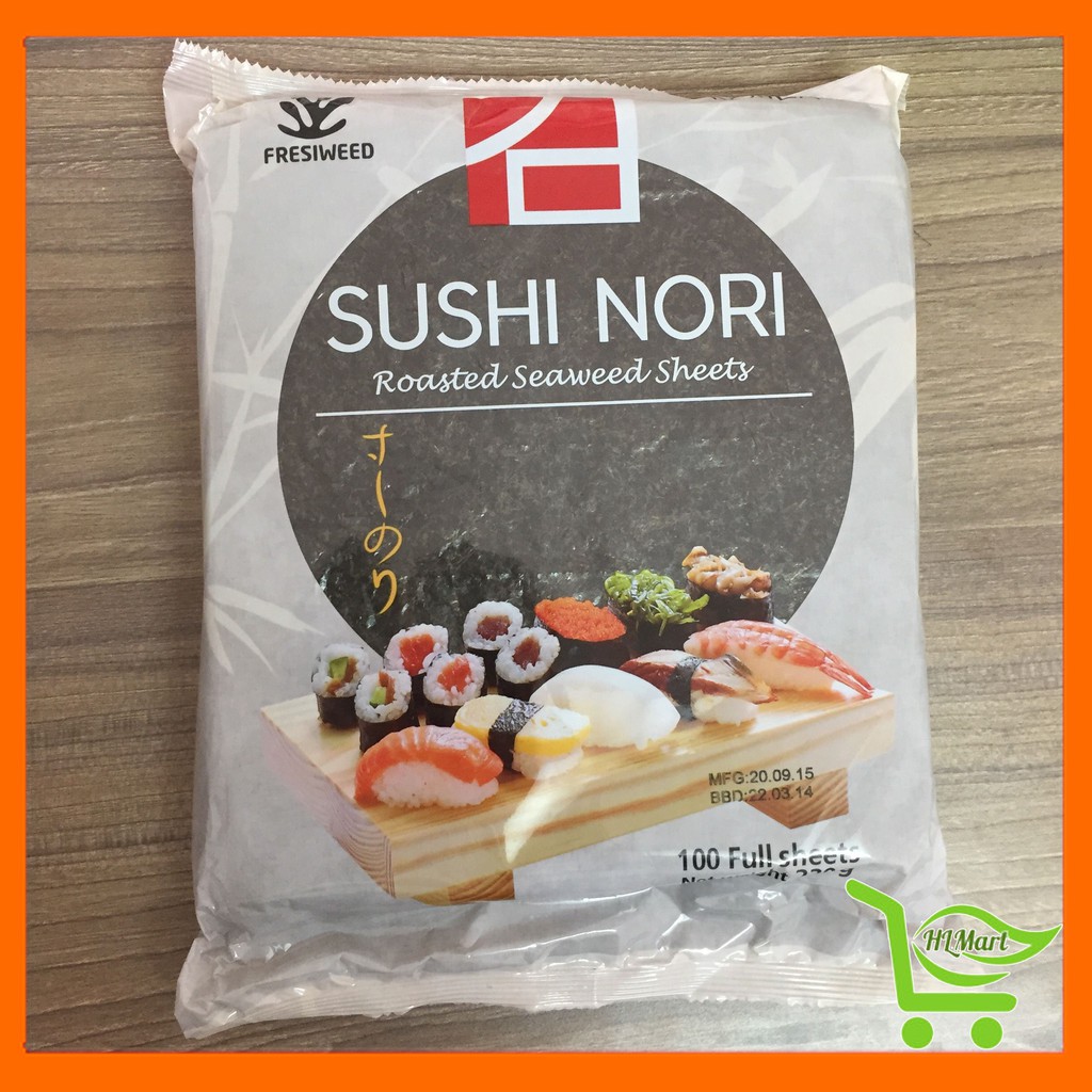 100 lá Rong biển cuốn cơm Sushi Nori 💚Freeship💚  Fresiweed 230g