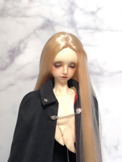 Tóc lụa bảng màu 2 cho búp bê bjd 1/3 1/4 1/6.