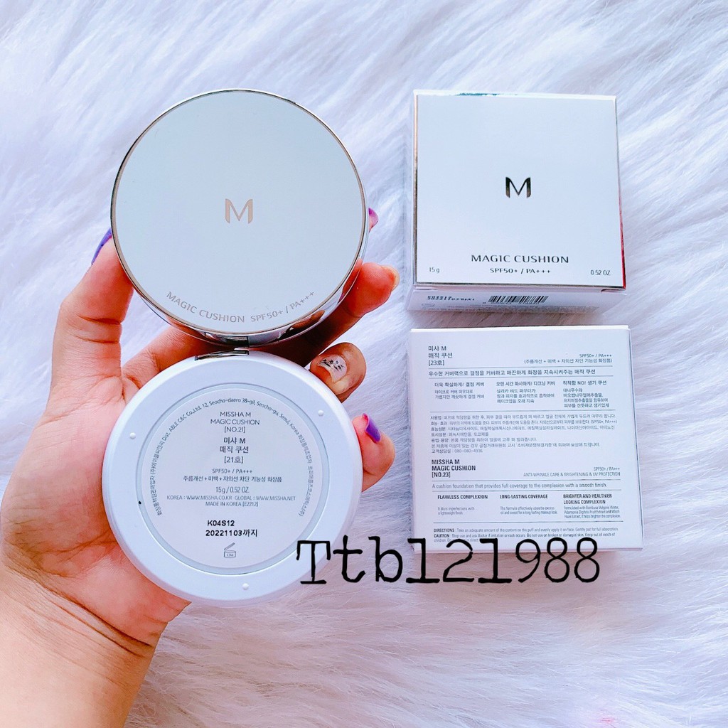 Phấn nước Magic Cushion Missha (Trắng-Hồng)