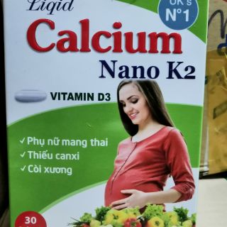 Calcium Nano K2  bổ sung calci , giúp xương chắc khỏe, chống còi xương loãng xương