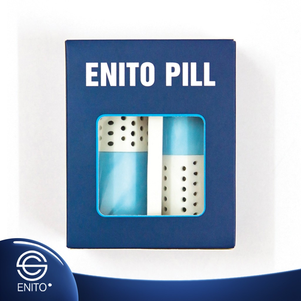 Bộ 2 Viên Khử Mùi Enito Pill - Chuyên Dùng Để Hút Ẩm, Khử Mùi, Diệt Vi Khuẩn, Nấm Mốc, Tạo Hương Thơm Cho Giày