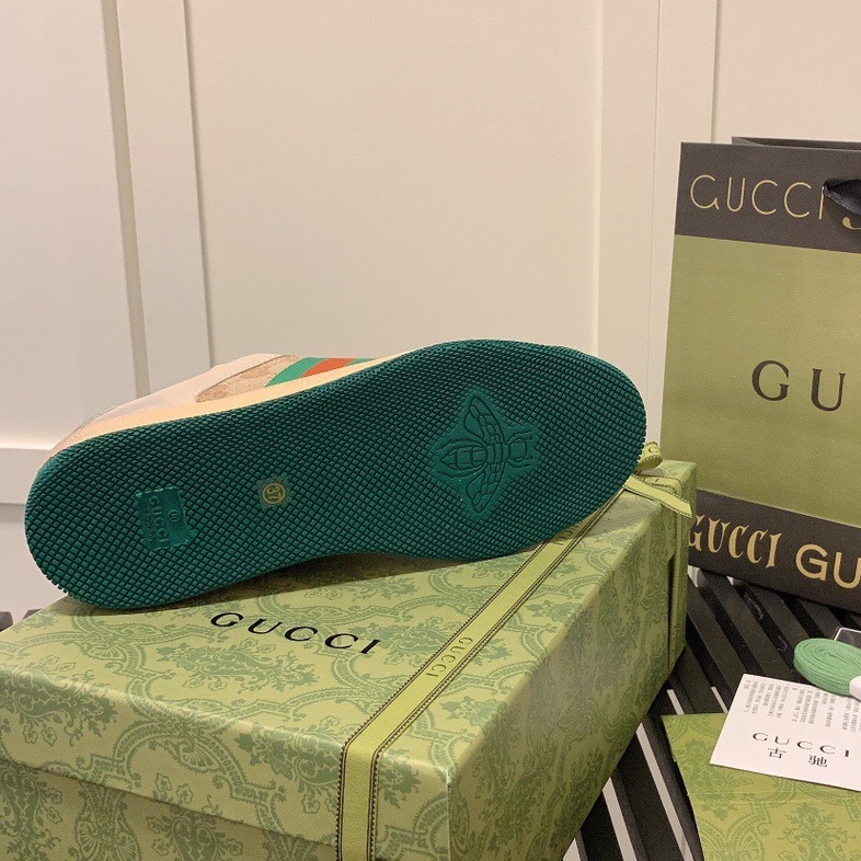 💟 Siêu Cấp 💟 Giày Gucci Sơn Tùng Bản Đẹp, Giày GC Sơn Tùng Nam Nữ 3 Màu Hồng ,  Xanh , Tím