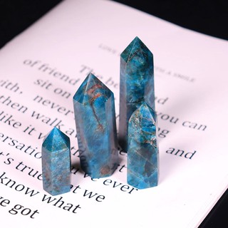 Trụ đá thanh tẩy Blue apatite