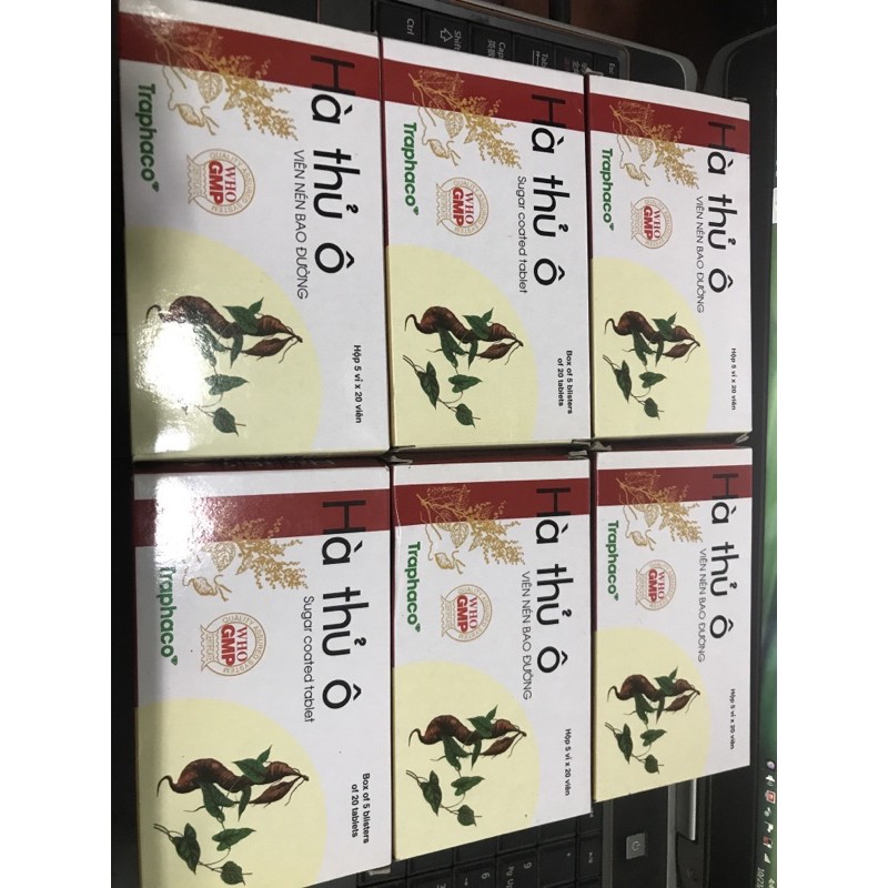 Hà thủ ô traphaco hộp 100 viên