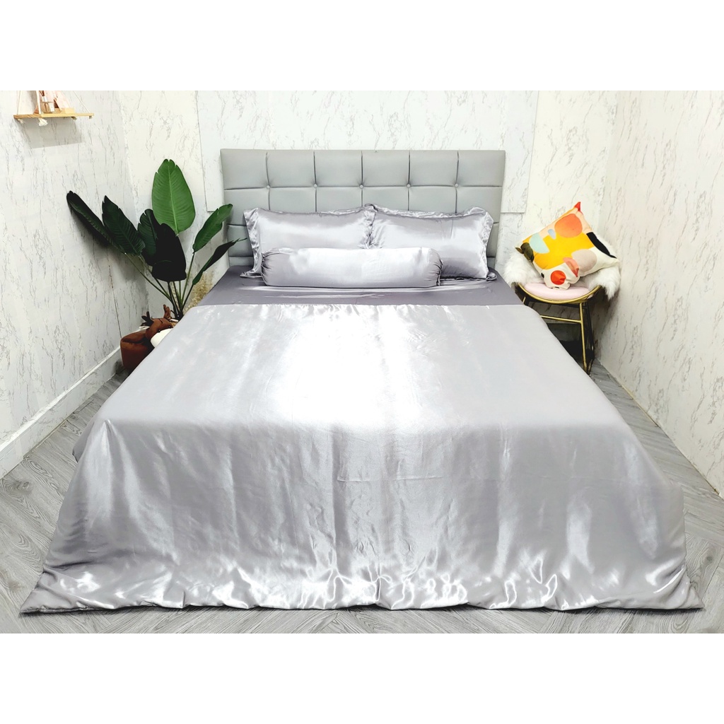 🔥HOT🔥Chăn Ga Phi Lụa Thái Tuấn Cao Cấp Loại 1 Siêu Mát Mịn Đủ Size Nệm, Bộ 4, 5 Món Chăn (Mền) Chần Bông _Nemtot Bedding