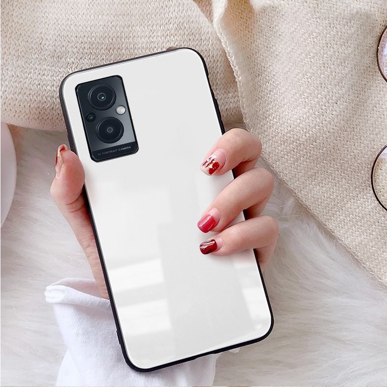 Ốp Lưng OPPO RENO 7 4G, RENO 7 5G, RENO 7Z 5G Mặt kính gương sáng bóng cao cấp