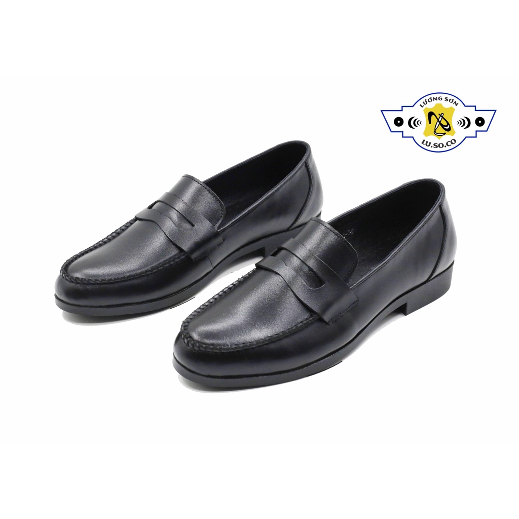 Giày lười nam (100% da bò nguyên tấm) trẻ trung, thanh lịch thương hiệu độc quyền LSC mã 0041