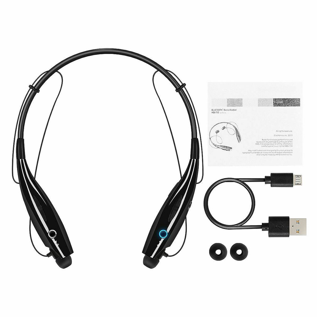 Hbs730 Wireless Bluetooth Headset With Microphone And Accessories