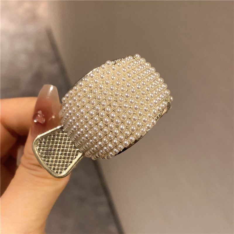 Kẹp Tóc Càng Cua Đính Đá & Ngọc Trai Siêu Nhấp Nháy Cao Cấp Sh