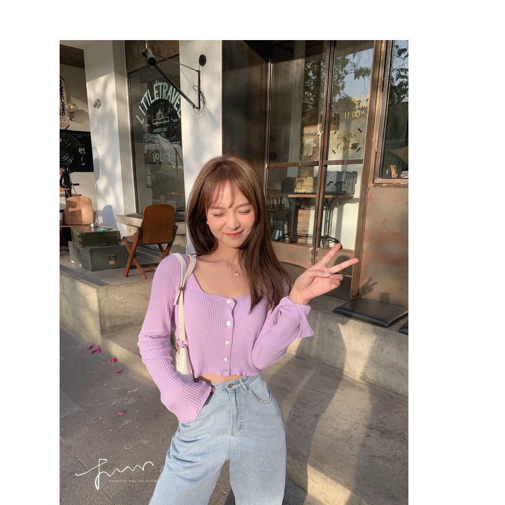 Áo Khoác Cardigan Tay Dài Thiết Kế Đơn Giản Hợp Thời Trang | BigBuy360 - bigbuy360.vn