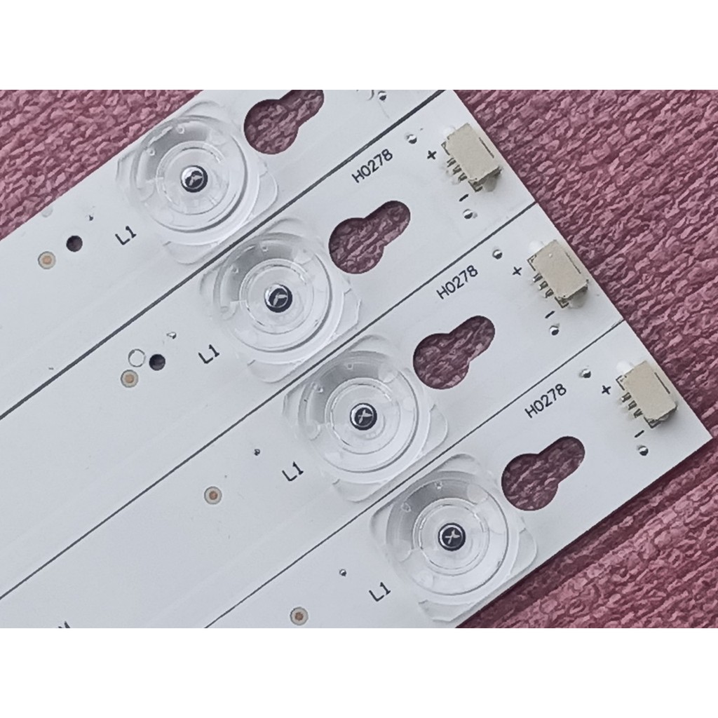 LED TIVI TCL 55D2900 55S4900 55P2 55S62 55E5800 55S403 - 55HR330M04B8 V0 MỚI 100% BỘ 4 THANH 4 BONG VÀ 4 THANH 5 BÓNG 6V