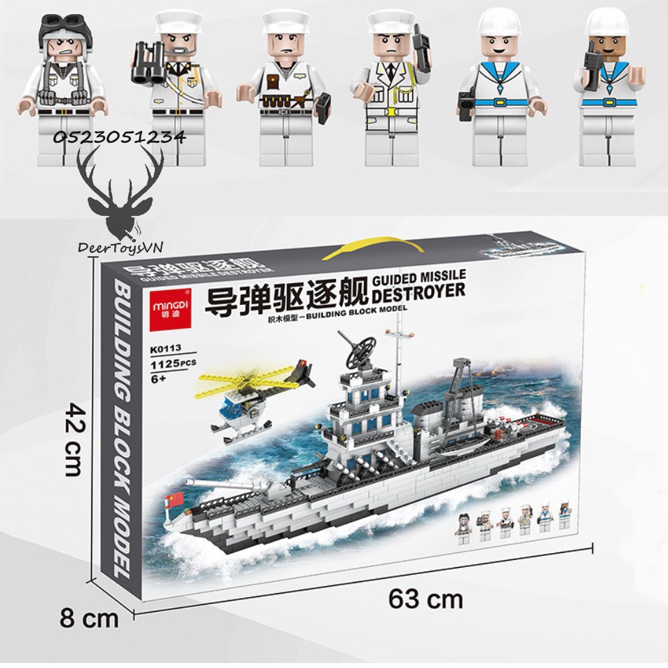 [1125CT-Hộp Giấy] BỘ ĐỒ CHƠI XẾP HÌNH LEGO Chiến Hạm, LEGO OTO, LEGO ROBOT,LEGO TÀU CHIẾN,LEGO XE SWAT,LEGO TÀU SÂN Bay