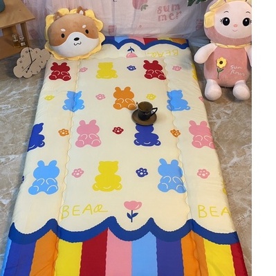 Đệm Ngủ Văn Phòng , Nệm Topper Nệm Đa Năng Du Lịch Tiện Lợi Size 90X190Cm Gấp Gọn Tiện Lợi