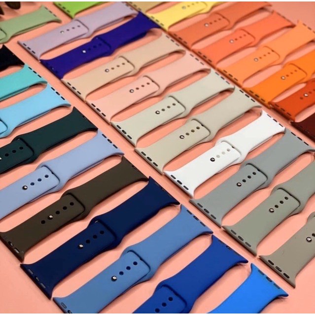 Dây Apple Watch Cao Su Chống Bẩn Sport Bands Cao Cấp Size 38/40 42/44