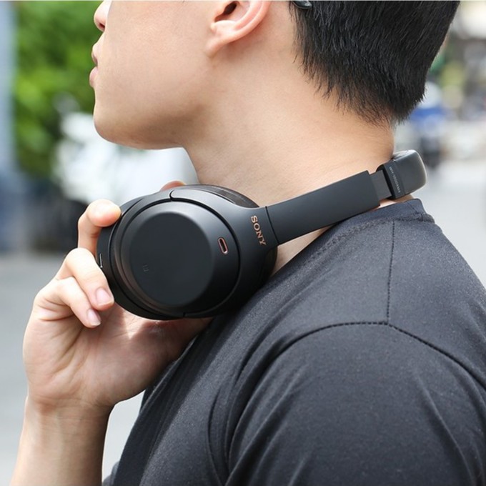 Tai nghe Bluetooth chụp tai Sony WH-1000XM4 Chống ồn HD QN1 - Chính hãng BH 12 tháng - Thời gian sử dụng 30 tiếng
