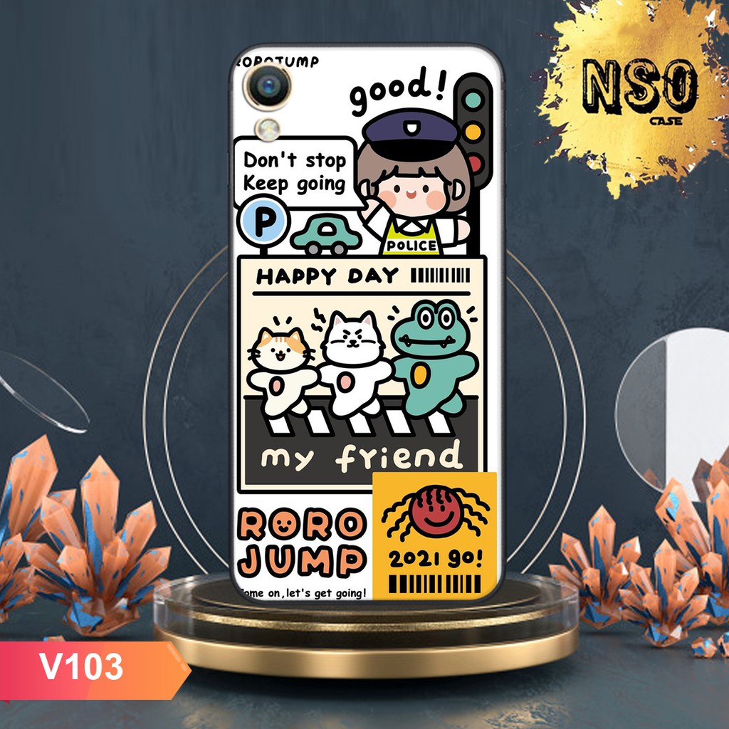 [ FREESHIP 50K ] Ốp lưng Oppo A37 (NEO 9) - Oppo F1 Plus - Oppo F1 - Oppo F1s in hình họa tiết RORO JUMP Siêu Đáng Yêu
