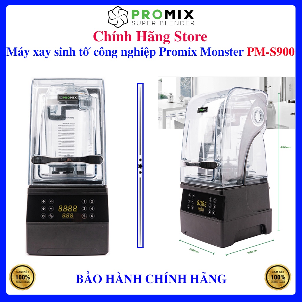 [Promix S900] Máy xay sinh tố công nghiệp Promix Monster PM-S900