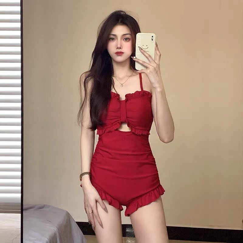 Bộ Đồ Bơi Một Mảnh Không Tay Màu Trơn Thời Trang Gợi Cảm Cho Nữ