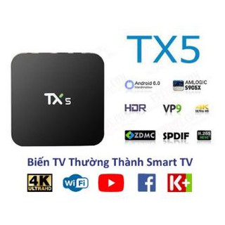 ANDROID TIVI BOX TX5 ( Chính Hãng, eMMC Hynix )