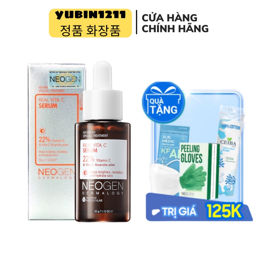 Tinh chất làm sáng da NEOGEN DERMALOGY REAL VITA C SERUM 30ml