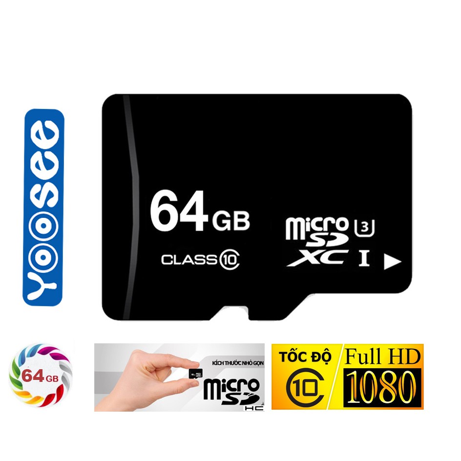 Thẻ nhớ chính hãng Onviz Micro SD U3 64G Class 10