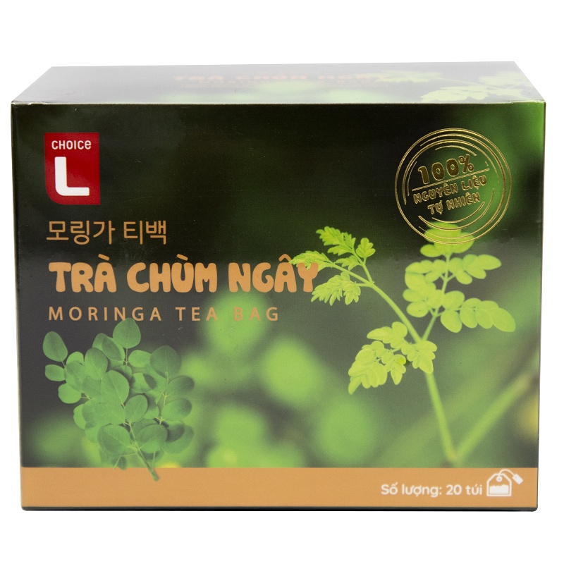 Trà Túi Lọc Chùm Ngây/Trà Khổ Qua/Mãng Cầu Xiêm/Atiso/Trà Ổi/Trà Nhàu Choice L Hộp 2Gx20 Gói