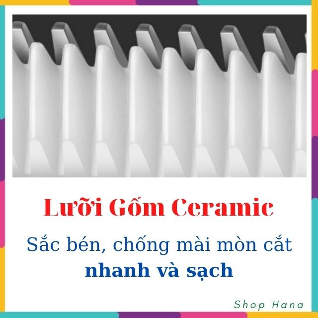 [HÀNG ĐẸP] Tông Đơ Cắt Tóc Cho Bé KEIMEI Lưỡi Ceramicc Cắt Nhanh Sạch, An toàn cho bé HNH014