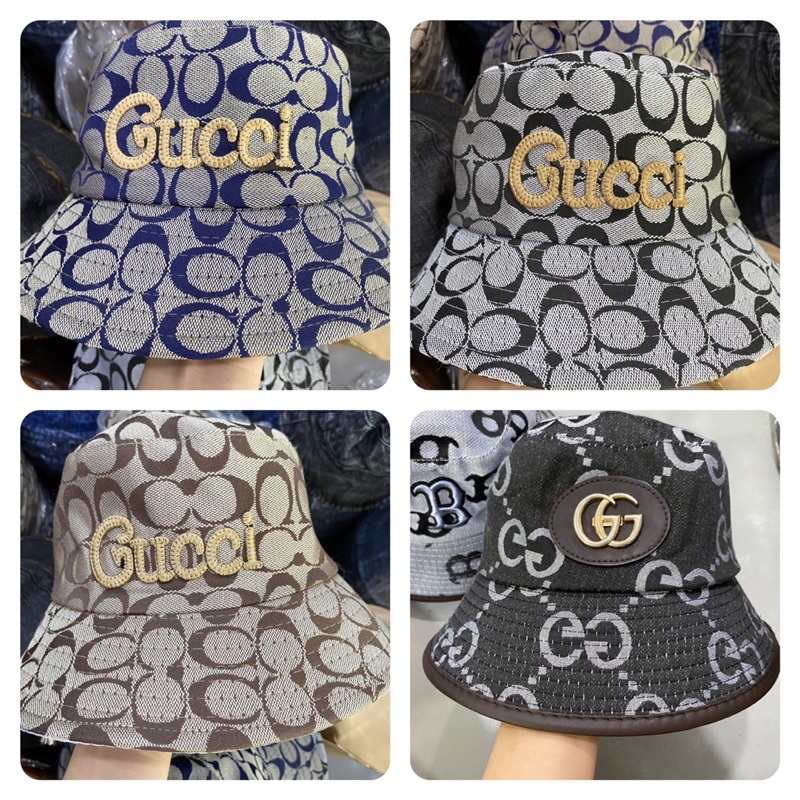 Nón bucket nam nữ , bo cụp gcc thêu logo thời trang unisex