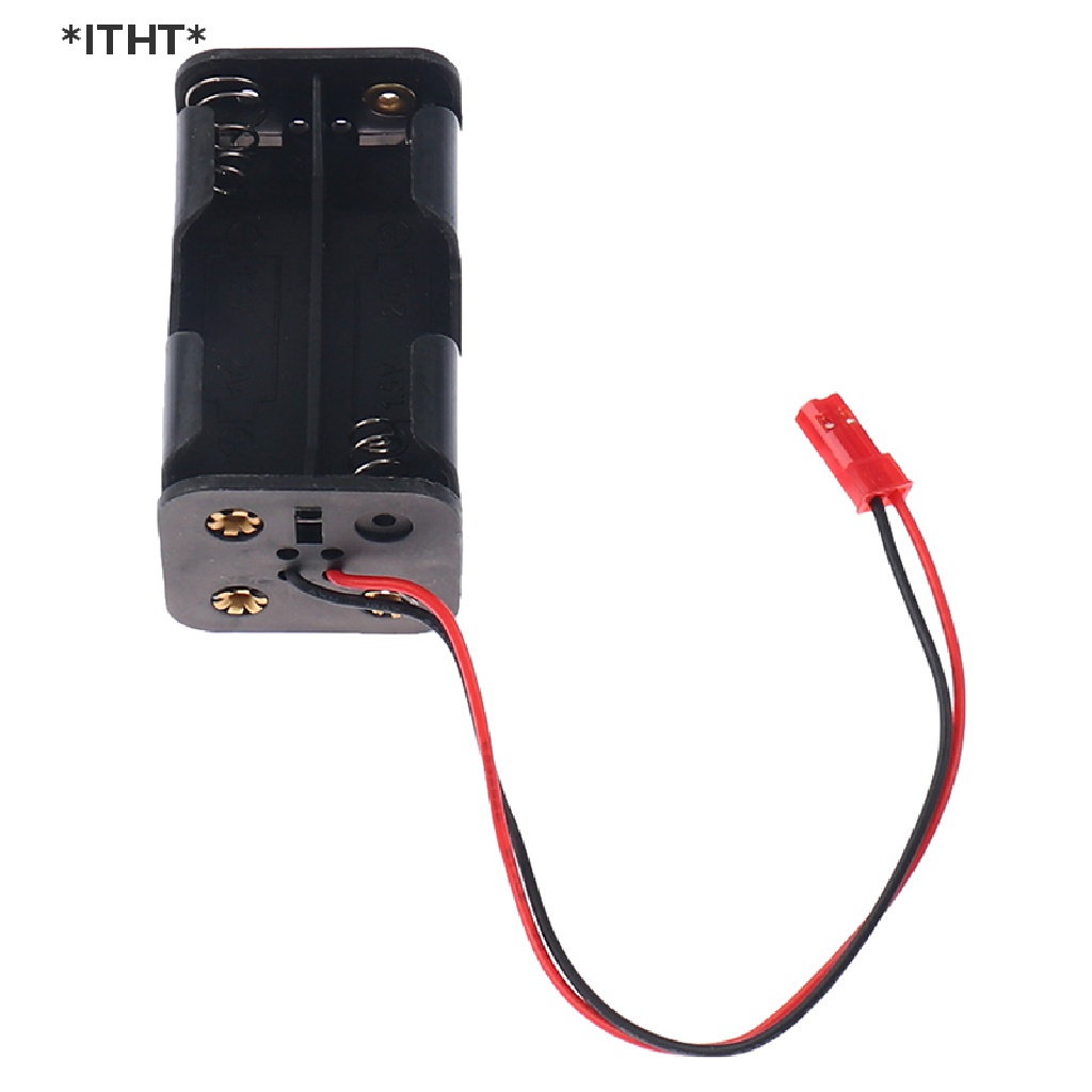 Hộp Đựng Pin RC 4 x AA Kèm Phích Cắm Futaba Siêu Bền Tiện Dụng Cho Xe Hơi / Tàu Thuyền