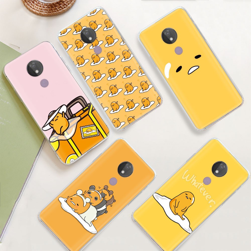 Ốp Điện Thoại Trong Suốt Họa Tiết Gudetama Dễ Thương Cho Motorola Moto E4 E5 E6 Plus E6S P30 Note Z2 Play Ty166