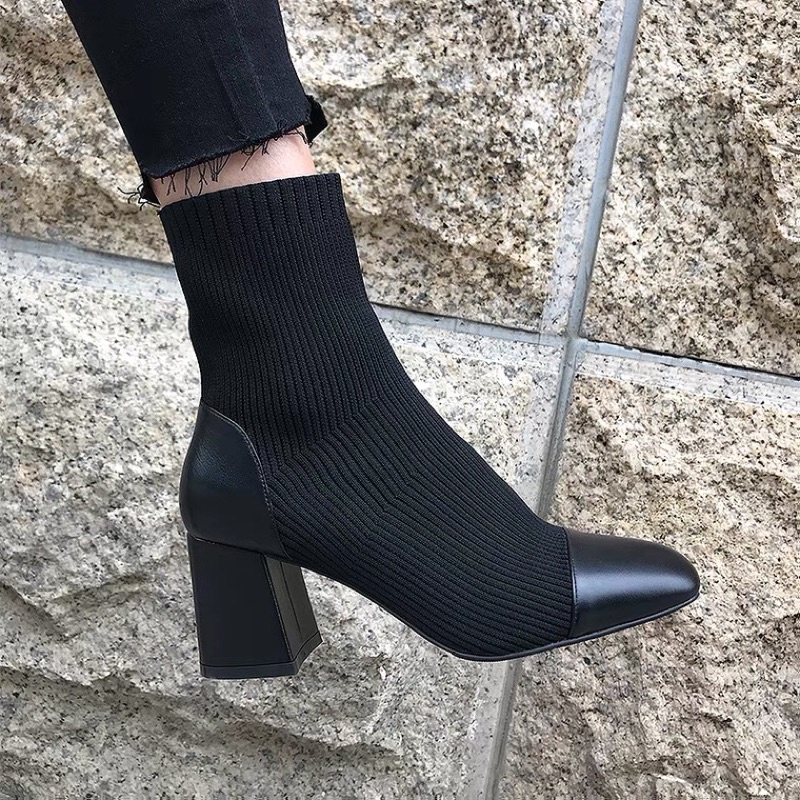 Trả sỉ boot len chun (ảnh thật hàng về) | BigBuy360 - bigbuy360.vn