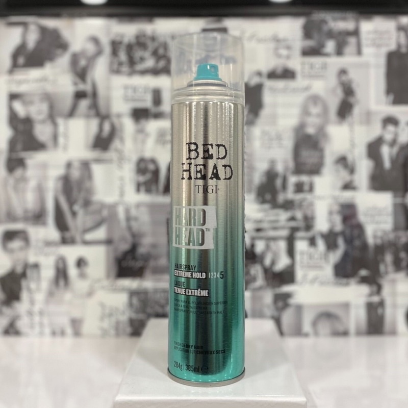 Xịt siêu cứng, giữ kiểu lâu bền Tigi Bed Head Hard Extreme Hold Hairspray 385ml ( New 2021 )