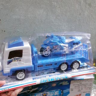 Đồ chơi xe cảnh sát chở xe mô tô